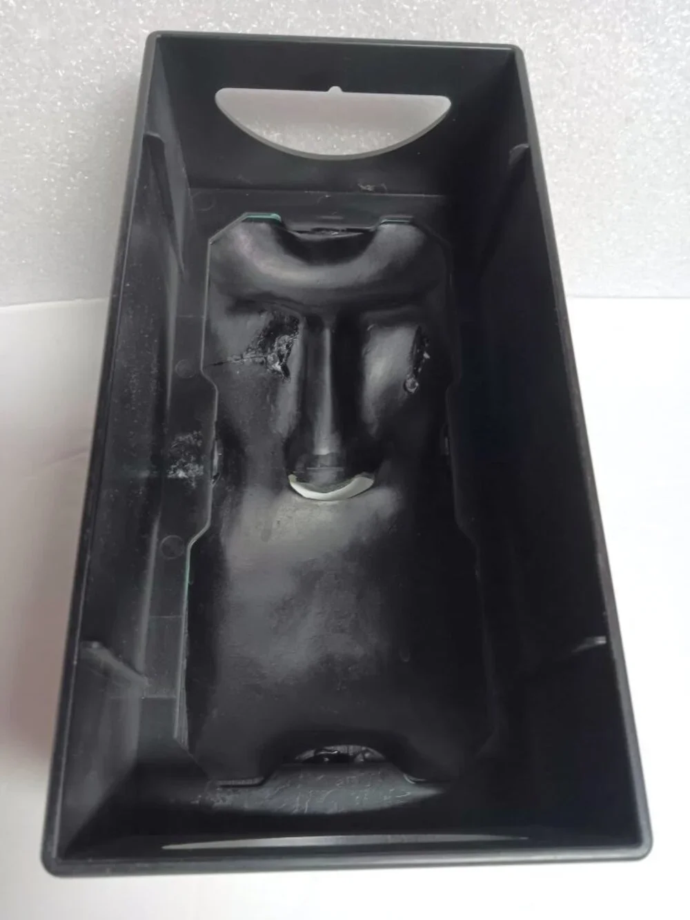 Easter Island Moai resin tissue box cover. Fun lover gift.